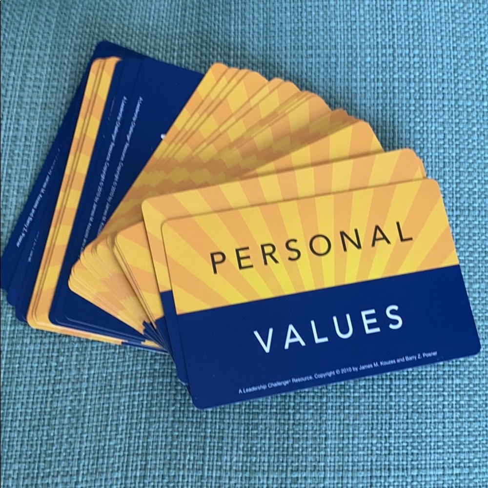 Leadership Challenge Values Cards
